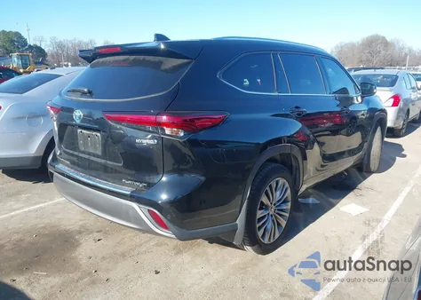 2021 Toyota Highlander Hybrid Platinum из США, поврежденный, VIN 5TDEBRCH2MS036474